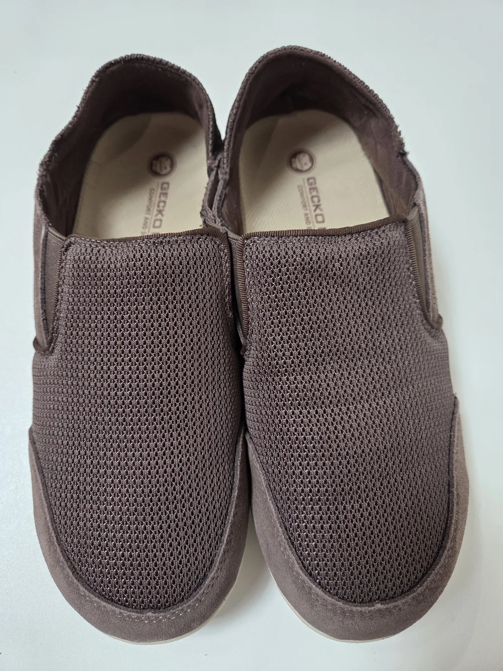 Geckoman Men's 9.5 Brown Mesh Shoes